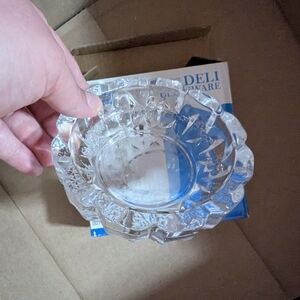 Clear Glass Crystal Bowl